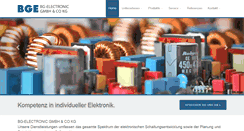 Desktop Screenshot of bg-electronic.de