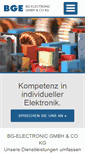 Mobile Screenshot of bg-electronic.de